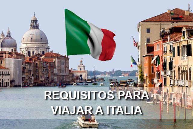requisitos para viajar a italia