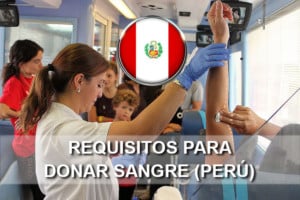 Requisitos para donar sangre en Perú