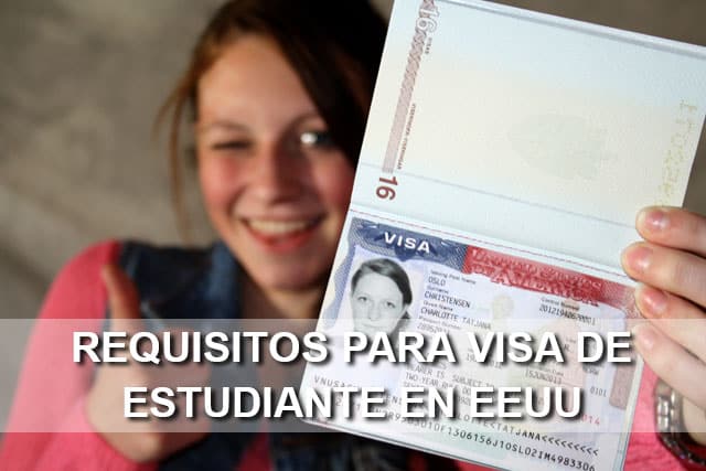 requisitos para visa de estudiante en USA