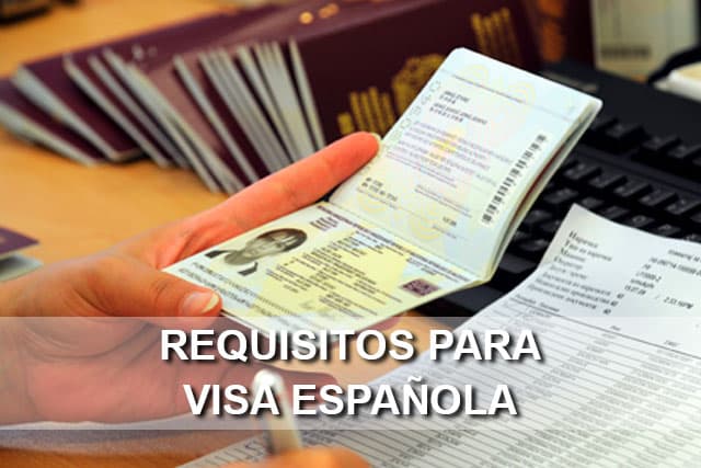 requisitos visa española