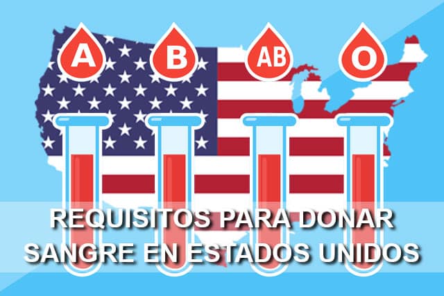 requisitos donar sangre USA
