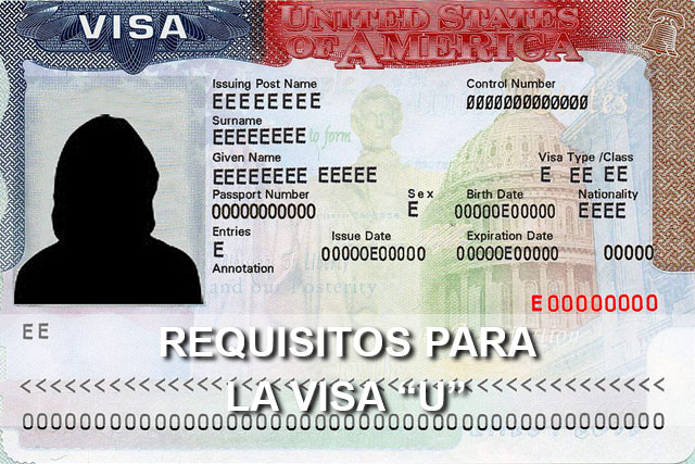 requisitos visa u