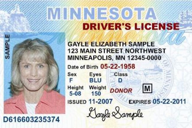 requisitos licencia conducir en minnesota